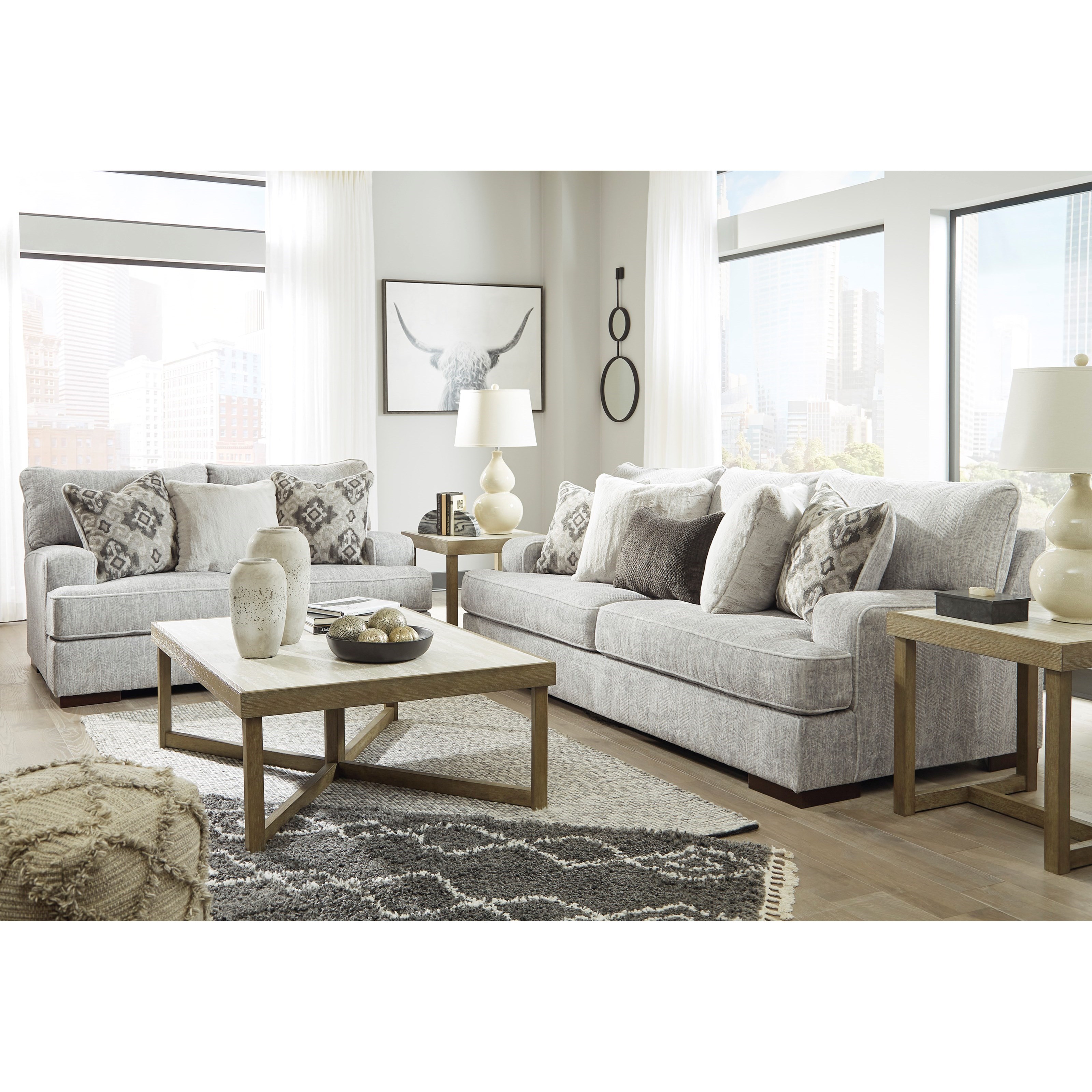 Benchcraft Mercado 84604U1 Sofa and Loveseat Value City